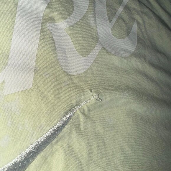 Nike Neon Yellow 100% Cotton Embroidered Logo Tank Top with Open Arm Holes - Picture 4 of 6